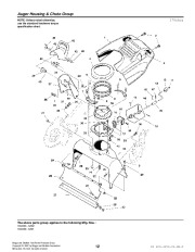 Simplicity 520 1694585 1694586 Single Stage Snow Blower Parts Manual page 12