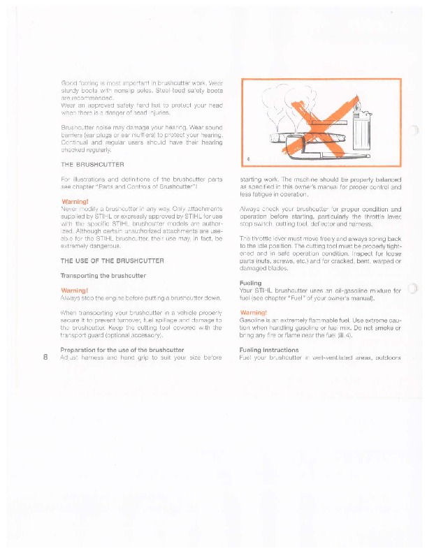 STIHL FS 81 86 106 Trimmer Owners Manual