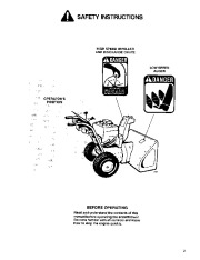 Toro 38052 521 Snowthrower Owners Manual, 1992 page 3