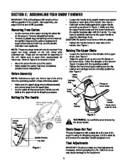 MTD 380 Two Stage Snow Blower Owners Manual page 5