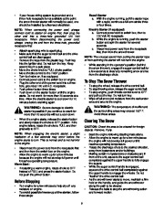 MTD 380 Two Stage Snow Blower Owners Manual page 9
