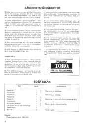 Toro 38015 421 Snowthrower Owners Manual, 1981 page 4