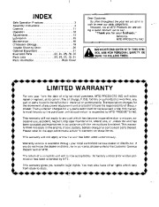 MTD 317 550 000 Snow Blower Owners Manual page 2