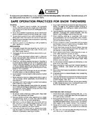 MTD 317 550 000 Snow Blower Owners Manual page 3