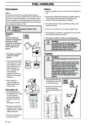 2002-2006 Husqvarna 326C 326L 326LD X-Series Chainsaw Owners Manual, 2002,2003,2004,2005,2006 page 14