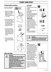 2002-2006 Husqvarna 326C 326L 326LD X-Series Chainsaw Owners Manual, 2002,2003,2004,2005,2006 page 15