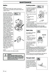 2002-2006 Husqvarna 326C 326L 326LD X-Series Chainsaw Owners Manual, 2002,2003,2004,2005,2006 page 18