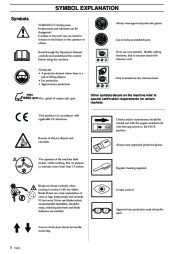 2002-2006 Husqvarna 326C 326L 326LD X-Series Chainsaw Owners Manual, 2002,2003,2004,2005,2006 page 2