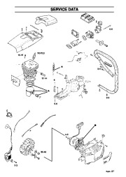 Husqvarna 36 40 41 42 45 51 55 61 242XP 246 254XP 257 262XP 268 272XP 268K 272K 272S 281XP 288XP 394XP 3120XP Chainsaw Workshop Manual, 1997,1998,1999,2000,2001,2002 page 38