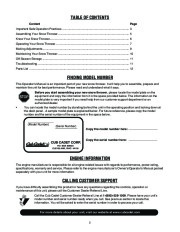 MTD Cub Cadet 721E Snow Blower Owners Manual page 2