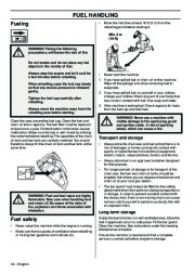 Husqvarna 365 372XP Chainsaw Owners Manual, 2008,2009,2010 page 18