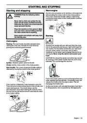 Husqvarna 365 372XP Chainsaw Owners Manual, 2008,2009,2010 page 19