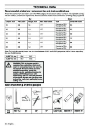 Husqvarna 365 372XP Chainsaw Owners Manual, 2008,2009,2010 page 40