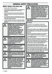 Husqvarna 365 372XP Chainsaw Owners Manual, 2008,2009,2010 page 6