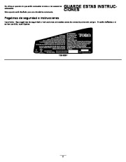 Toro 51592 Super Blower/Vacuum Manual del Propietario, 2007, 2008, 2009, 2010, 2011, 2012 page 2