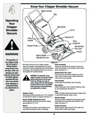 MTD Troy-Bilt Yard 060 Vacuum Chipper Shredder Hose Lawn Mower Owners Manual page 8