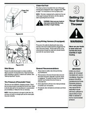 MTD Columbia 769-03265 Snow Blower Owners Manual page 9