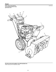 Murray Walk Behind 1695720 Snow Blower Parts Manual page 22