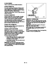 Ariens Sno Thro 921001 2 3 4 ST824E ST1027LE ST1130DLE ST924DLE Snow Blower Owners Manual page 19