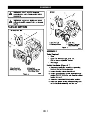 Ariens Sno Thro 921001 2 3 4 ST824E ST1027LE ST1130DLE ST924DLE Snow Blower Owners Manual page 7
