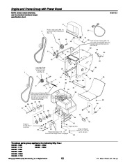 Simplicity 9.5 10 11 12 13 HP 1694589 97 90 98 91 99 92 00 01 Snow Blower Parts Manual page 12