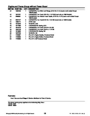 Simplicity 9.5 10 11 12 13 HP 1694589 97 90 98 91 99 92 00 01 Snow Blower Parts Manual page 19