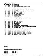 Simplicity 9.5 10 11 12 13 HP 1694589 97 90 98 91 99 92 00 01 Snow Blower Parts Manual page 21