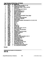 Simplicity 9.5 10 11 12 13 HP 1694589 97 90 98 91 99 92 00 01 Snow Blower Parts Manual page 23