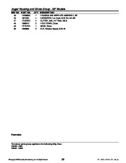 Simplicity 9.5 10 11 12 13 HP 1694589 97 90 98 91 99 92 00 01 Snow Blower Parts Manual page 25