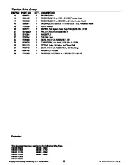 Simplicity 9.5 10 11 12 13 HP 1694589 97 90 98 91 99 92 00 01 Snow Blower Parts Manual page 33