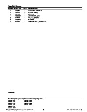 Simplicity 9.5 10 11 12 13 HP 1694589 97 90 98 91 99 92 00 01 Snow Blower Parts Manual page 39