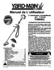 MTD Yard Man YM90BC 2 Cycle Trimmer Lawn Mower Owners Manual page 19