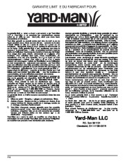 MTD Yard Man YM90BC 2 Cycle Trimmer Lawn Mower Owners Manual page 36