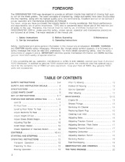 Toro Owners Manual, 1992 page 2