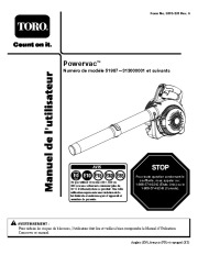 Toro 51987 Powervac Gas-Powered Blower Owners Manual, 2013 page 25