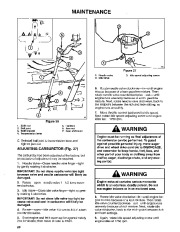 Toro 38580 Toro 828 1132 Power Shift Snowthrower Owners Manual, 1992 page 20