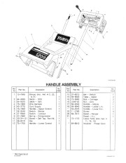 Toro 38005 1200 Power Curve Snowthrower Parts Catalog, 1993 page 2