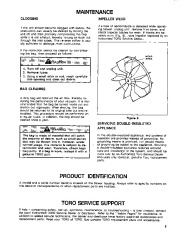 Toro 51535 450 TX Air Rake Owners Manual, 1991 page 5