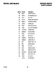 Murray 629108X84A Snow Blower Owners Manual page 39