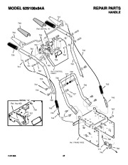 Murray 629108X84A Snow Blower Owners Manual page 42