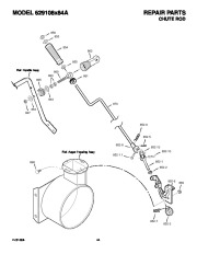 Murray 629108X84A Snow Blower Owners Manual page 44