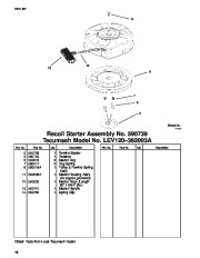 Toro 20019 Toro 22" Recycler Lawnmower Parts Catalog, 2003 page 16