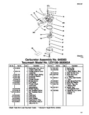 Toro 20019 Toro 22" Recycler Lawnmower Parts Catalog, 2003 page 17