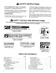 Toro 30935 20cc Hand Held Blower Owners Manual, 1992 page 2