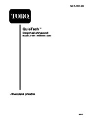 Toro 51566 Quiet Blower Vac Instrukcja Obsługi, 2001 page 1
