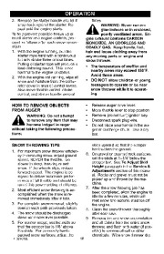 Craftsman 536.889250 Craftsman 33-Inch Snow Thrower Owners Manual page 19