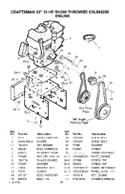 Craftsman 536.889250 Craftsman 33-Inch Snow Thrower Owners Manual page 38