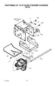 Craftsman 536.889250 Craftsman 33-Inch Snow Thrower Owners Manual page 40