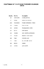 Craftsman 536.889250 Craftsman 33-Inch Snow Thrower Owners Manual page 41