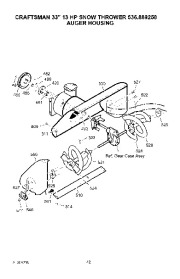 Craftsman 536.889250 Craftsman 33-Inch Snow Thrower Owners Manual page 42